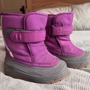 LL Bean Toddler Boots Size 9